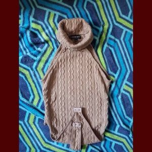 Fashion Nova Turtle Neck Sleeveless Bodysuit